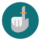finger_string_flat_color_icon_teal_cir